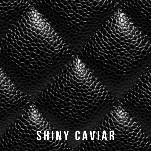 Chanel shiny classic caviar leather