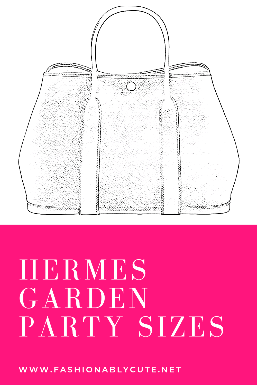Hermes Garden Party Size Comparison - Fashionably Cute